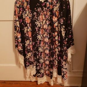 Flowered kimono